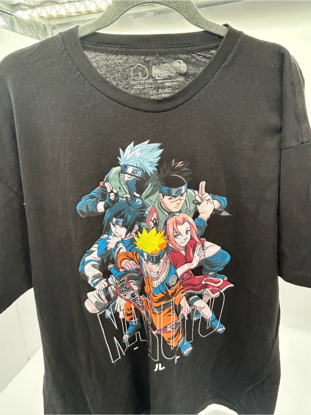 Naruto Team 7 and Iruka Uzumaki Graphic Tee shirt 2XL